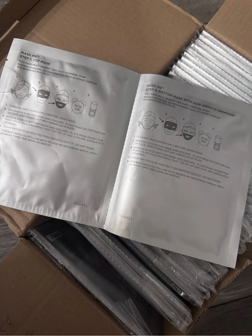 30 pieces full face multi-benefit face masks bundle
